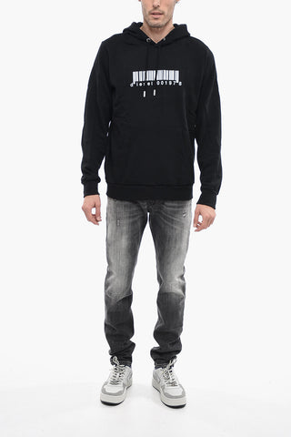 Cotton S-GIRK Hoodie With Embossed Print