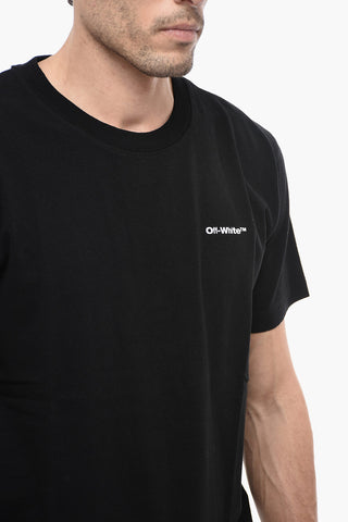 SEASONAL Crewneck WAVE OUTLINE DIAG T-shirt