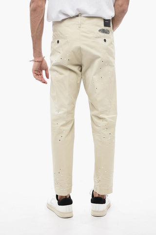 Cotton New Dan Fit Chinos Pants with Sketch Effect