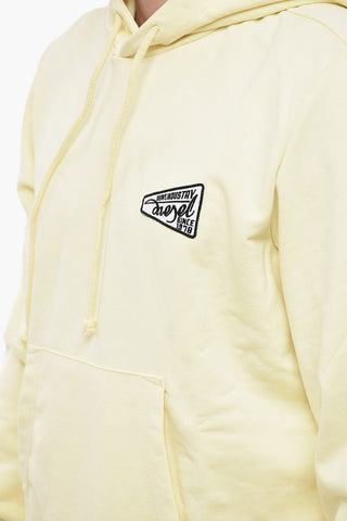 Kapuzensweatshirt S-GINN-HOOD-K31 in Uni mit kontrastierendem Logo