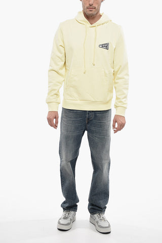 Kapuzensweatshirt S-GINN-HOOD-K31 in Uni mit kontrastierendem Logo