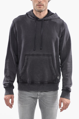 RED TAG Felpa Hoodie S-GINN-HOOD-DOV-PE Effetto Acid Wash