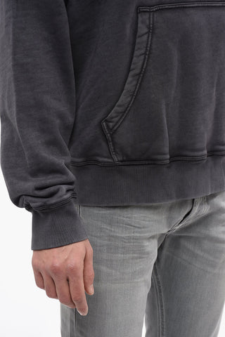 RED TAG Felpa Hoodie S-GINN-HOOD-DOV-PE Effetto Acid Wash