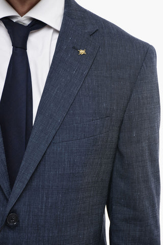CC COLLECTION Notch Lapel RIGHT Pin Check Suit