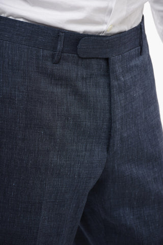 CC COLLECTION Notch Lapel RIGHT Pin Check Suit