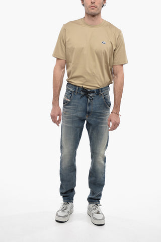 Jogg Jeans KROOLEY-E-NE Slavato con Lacci 17cm