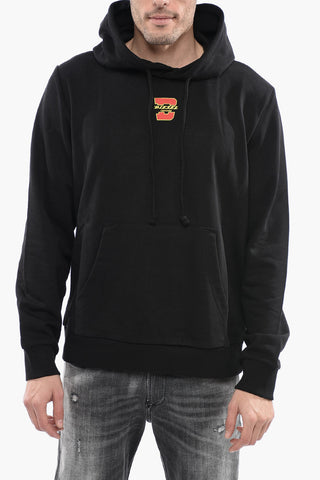 Cotton S-GINN-HOOD-K33 Hoodie with Front Print