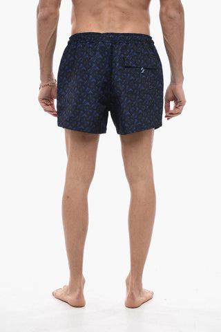 All-Over Monogram TwoTone GREENFORD Swim Shorts