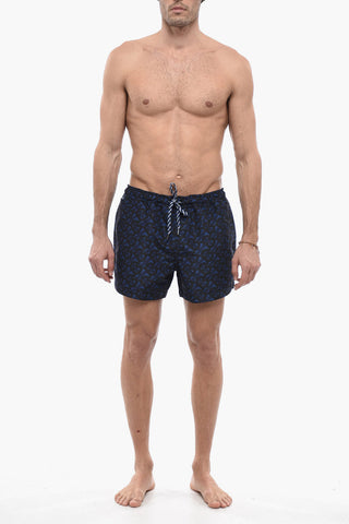 All-Over Monogram TwoTone GREENFORD Swim Shorts
