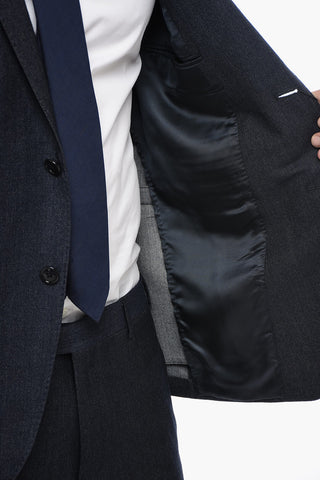 Virgin Wool ACADEMY Suit with Flap Pockets