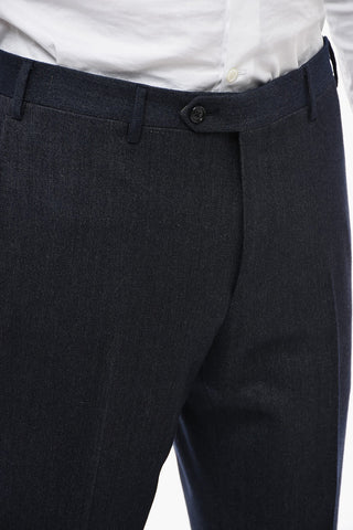 Virgin Wool ACADEMY Suit with Flap Pockets