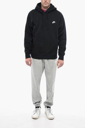 Fleece-Kapuzenpullover aus Baumwollmischung