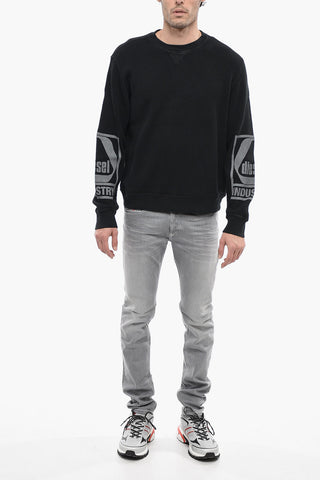 Rundhals-Sweatshirt S-GINAFFLE Mit Wabenmuster