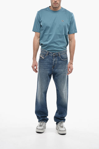 Straight-fit 2020 D-VIKER Denims with Logo-Button 20cm L32