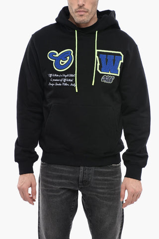 SEASONAL Hoodie VARSITY PATCH SLIM with Front Pocket