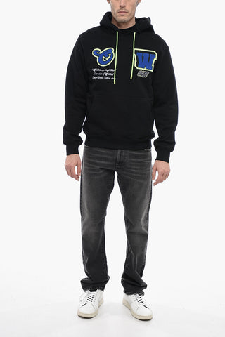 SEASONAL Hoodie VARSITY PATCH SLIM with Front Pocket