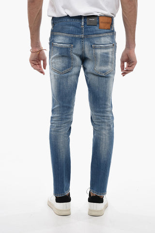 Jeans Delavè Skater Fit con Passanti 15cm