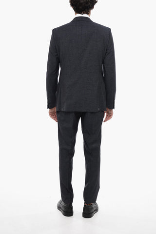 CC COLLECTION Pinstriped REFINED Wool Blend Suit