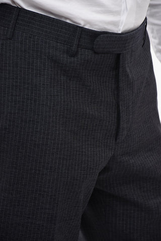 CC COLLECTION Pinstriped REFINED Wool Blend Suit