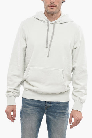 Felpa Hoodie S-GIRK-HOOD-B6 in Tinta Unita con Ricamo Frontale