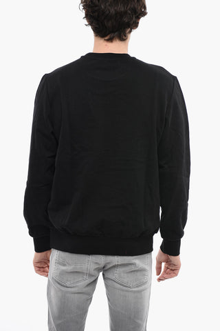 Maxi Lettering Printed S-GINN-K25 Crew-Neck Sweatshirt