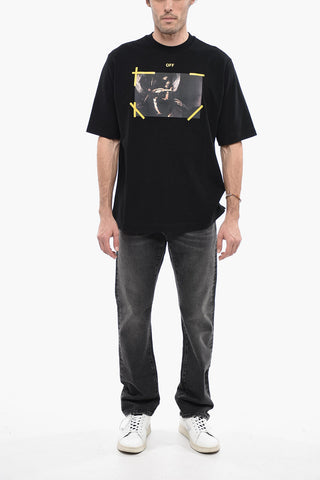 PERMANENT Crewneck DIAG ARROW CARAVAGGIO MERCY T-shirt
