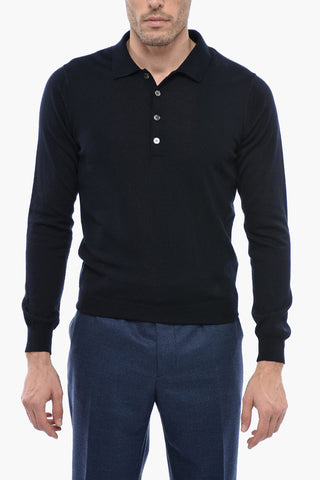 Polo Neck Virgin Wool Sweater