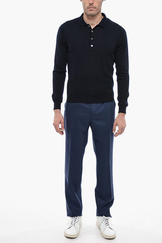 Polo Neck Virgin Wool Sweater
