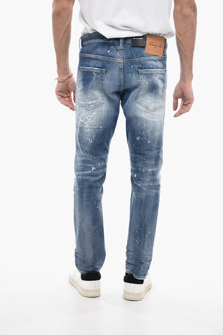 Vintage Effect Cool Guy Fit Stretch Denims 18cm