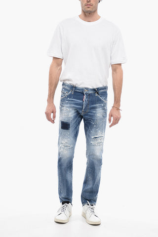 Vintage Effect Cool Guy Fit Stretch Denims 18cm
