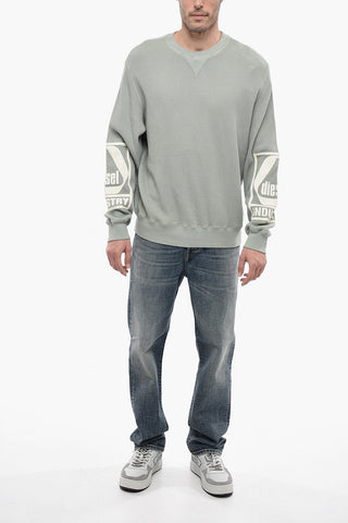 Rundhals-Sweatshirt S-GINAFFLE Mit Wabenmuster