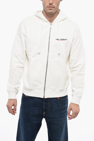RED TAG UNISEX Felpa S-GINN in Tinta Unita con Logo Stampato