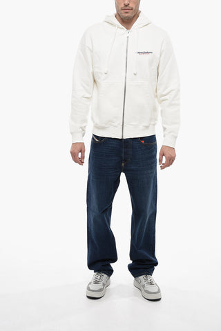 RED TAG UNISEX Felpa S-GINN in Tinta Unita con Logo Stampato