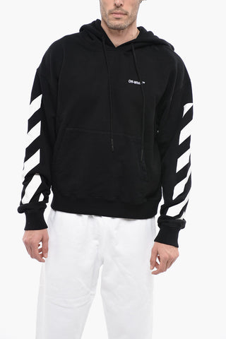 PERMANENT Hoodie DIAG HELVETICA with Front Pocket