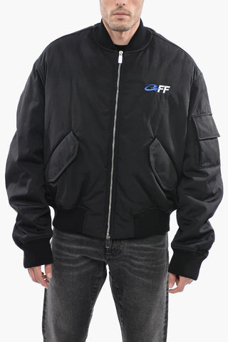 SEASONAL Bomber Jacket EXACT OPPOSITE with Embroidery