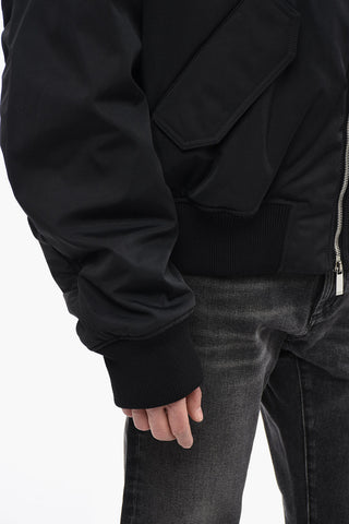 SEASONAL Bomber Jacket EXACT OPPOSITE with Embroidery