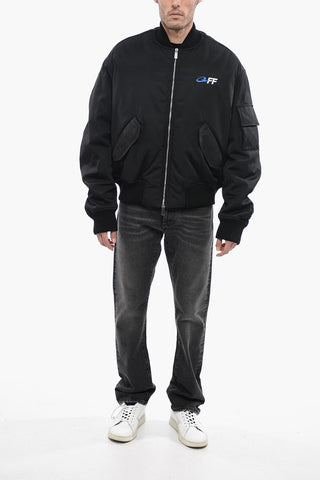 SEASONAL Bomber Jacket EXACT OPPOSITE with Embroidery