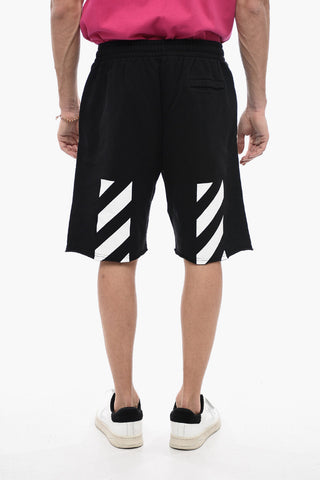 PERMANENT Raw Cut DIAG HELVETICA Sweatshorts