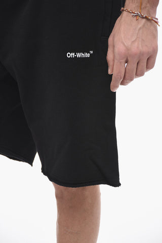 PERMANENT Raw Cut DIAG HELVETICA Sweatshorts
