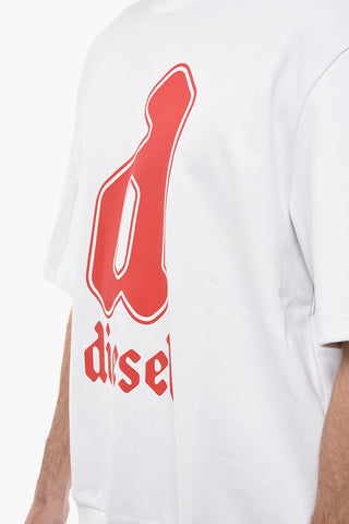 Short Sleeve Oversized S-COOLING-K1 Crew-Neck Sweatshirt with Frontal Monogram