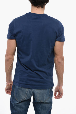 T-shirt Girocollo T-DIEGO-CUTY Con Maxi Logo Sovrapposto