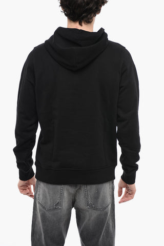 Hoodie S-GINN-HOOD-E8 With Maxi Burnt-Effect Print