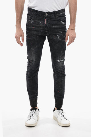 Tidy Biker Fit Denims with Coated Cuffs 17cm