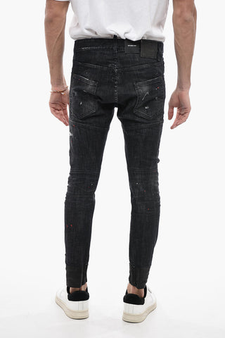 Tidy Biker Fit Denims with Coated Cuffs 17cm