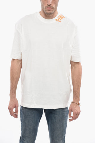 T-shirt Girocollo T-WASH-G9 Oversized con Maxi Logo sul Retro