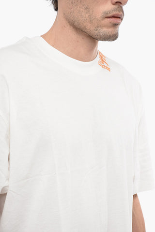 T-shirt Girocollo T-WASH-G9 Oversized con Maxi Logo sul Retro