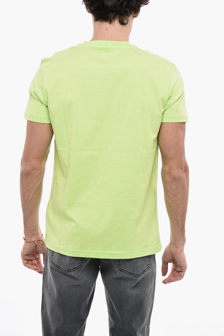 T-shirt Girocollo T-DIEGOS-K30 in Cotone con Logo Patch