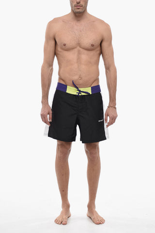 SEASONAL Swimshorts ARROW BLOCK SUNSET with Drawstrings