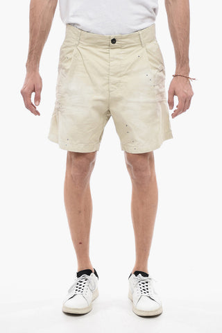 Cotton New Dan Fit Shorts with Sketch Effect