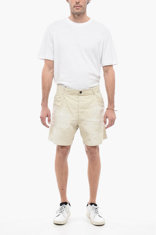 Cotton New Dan Fit Shorts with Sketch Effect